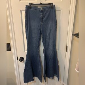 Free People Denim Bell Bottom Jeans: Size 31
